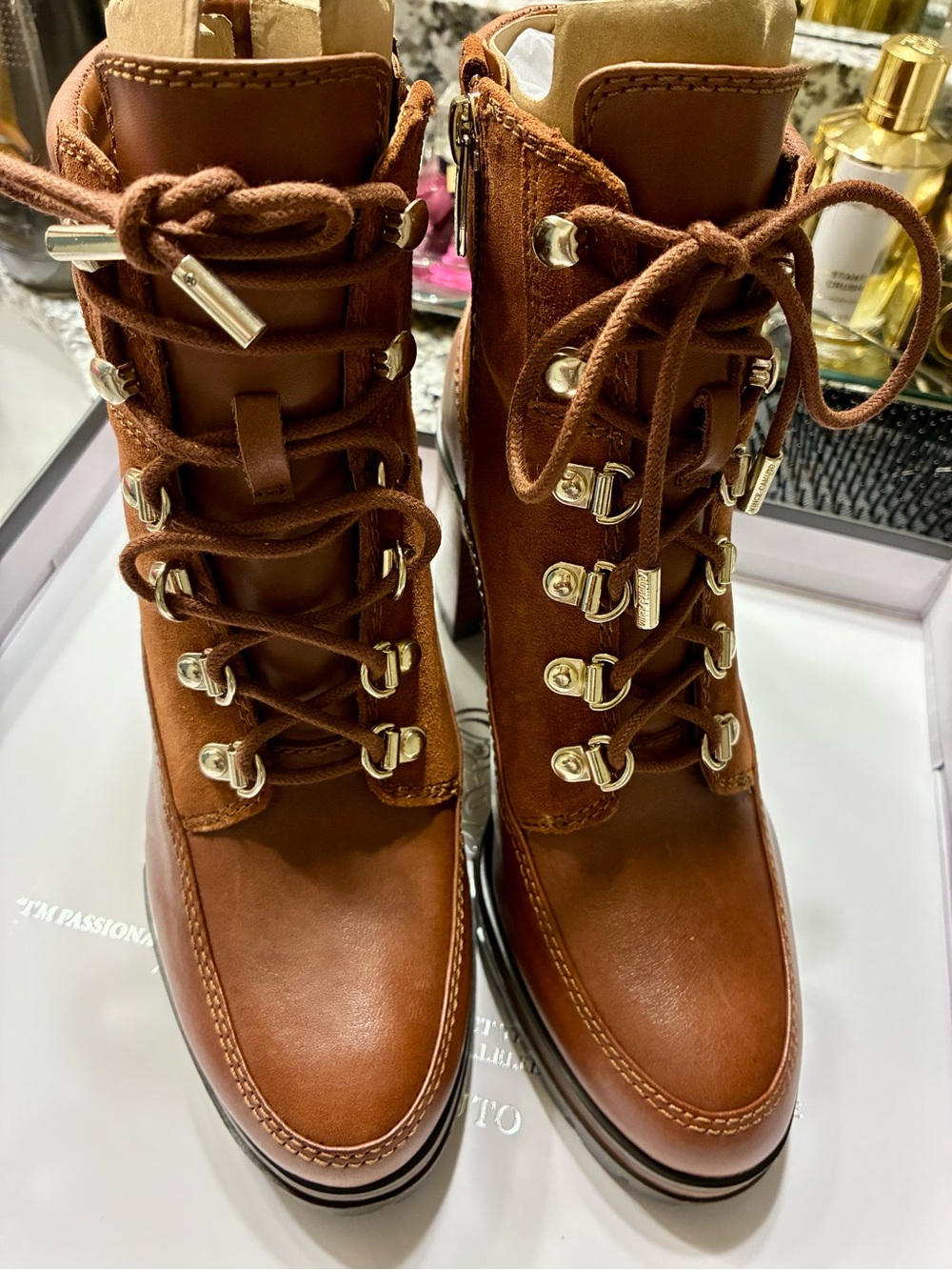 Vince Camuto Chestnut Brown Boots